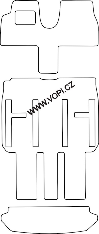 Autokoberce Lancia Phedra 6 míst 09/2002 - 11/2010 Carfit (2512)